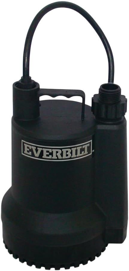 Everbilt SUP54-HD 1/6 HP Plastic Utility Pump